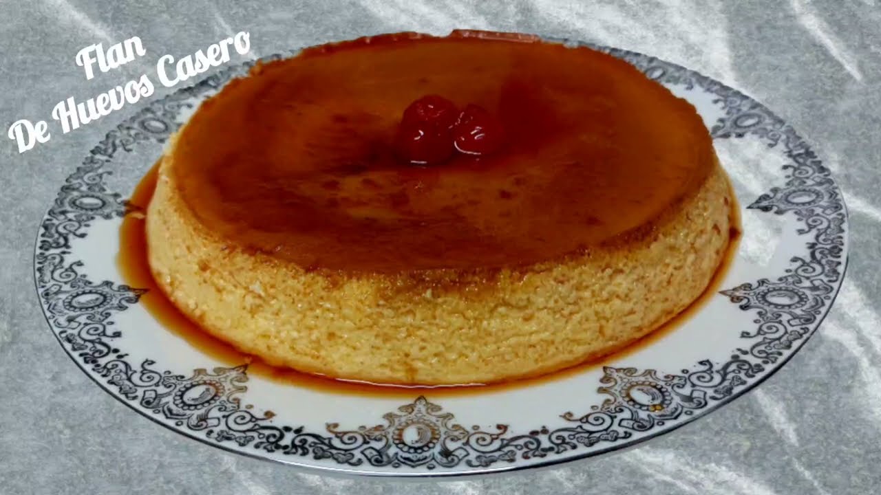 flan al baño maria en cazuela