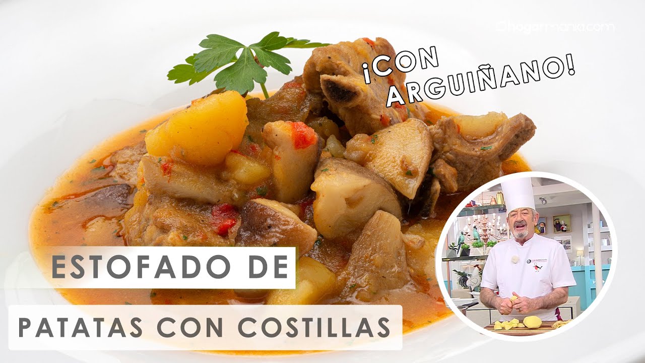 guiso de costillas con patatas arguiñano