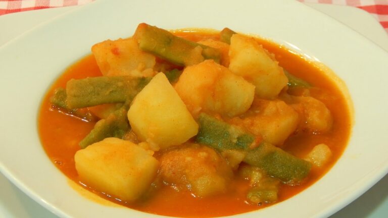 judias verdes de bote con patatas