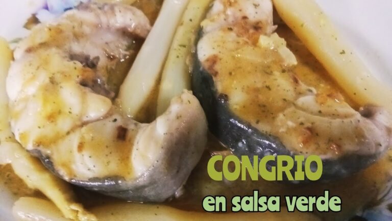 la mejor receta de congrio en salsa verde