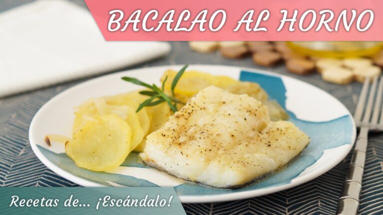 lomos de bacalao al horno con patatas