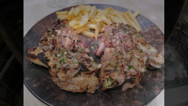 manitas de cerdo a la brasa