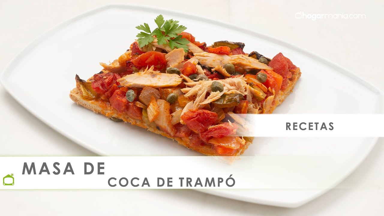 masa de coca de trampó crujiente