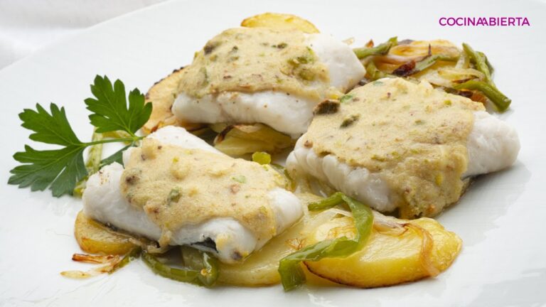 merluza al horno con patatas arguiñano