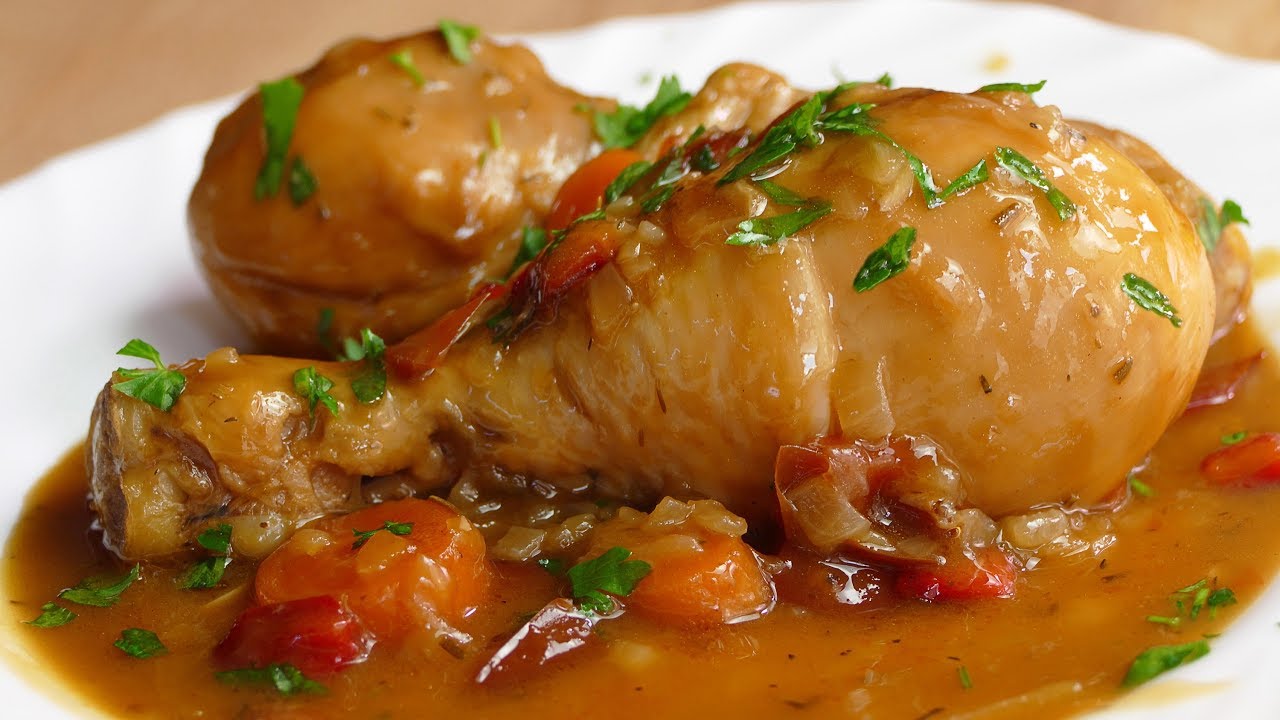 muslo de pollo a la cerveza