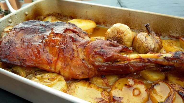 paletilla de cabrito al horno con romero