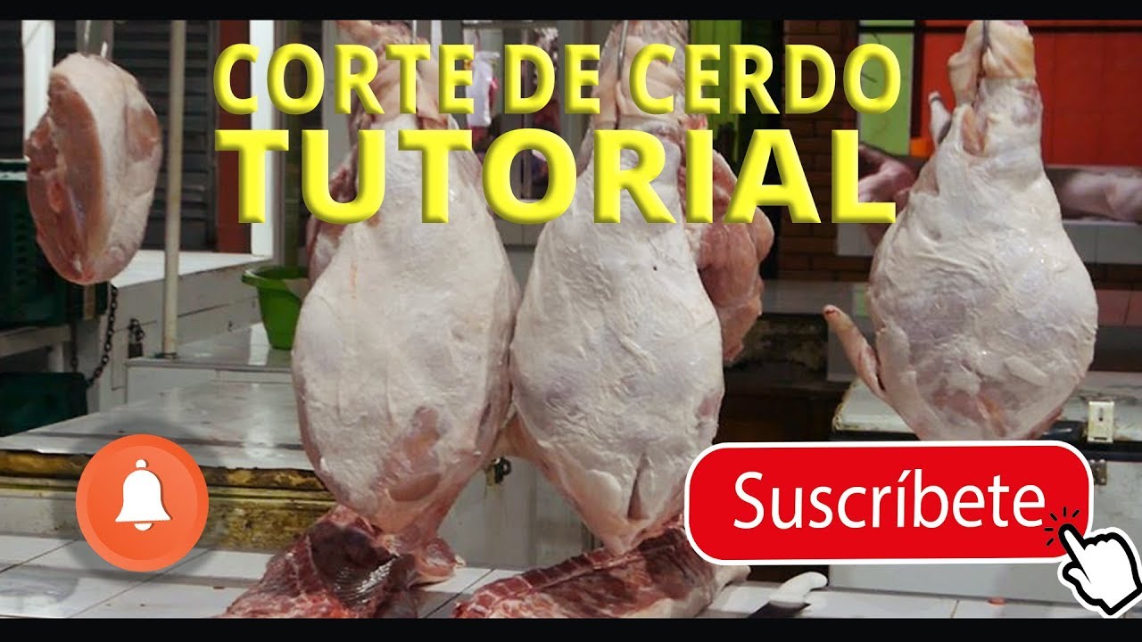 partes de la carne de cerdo