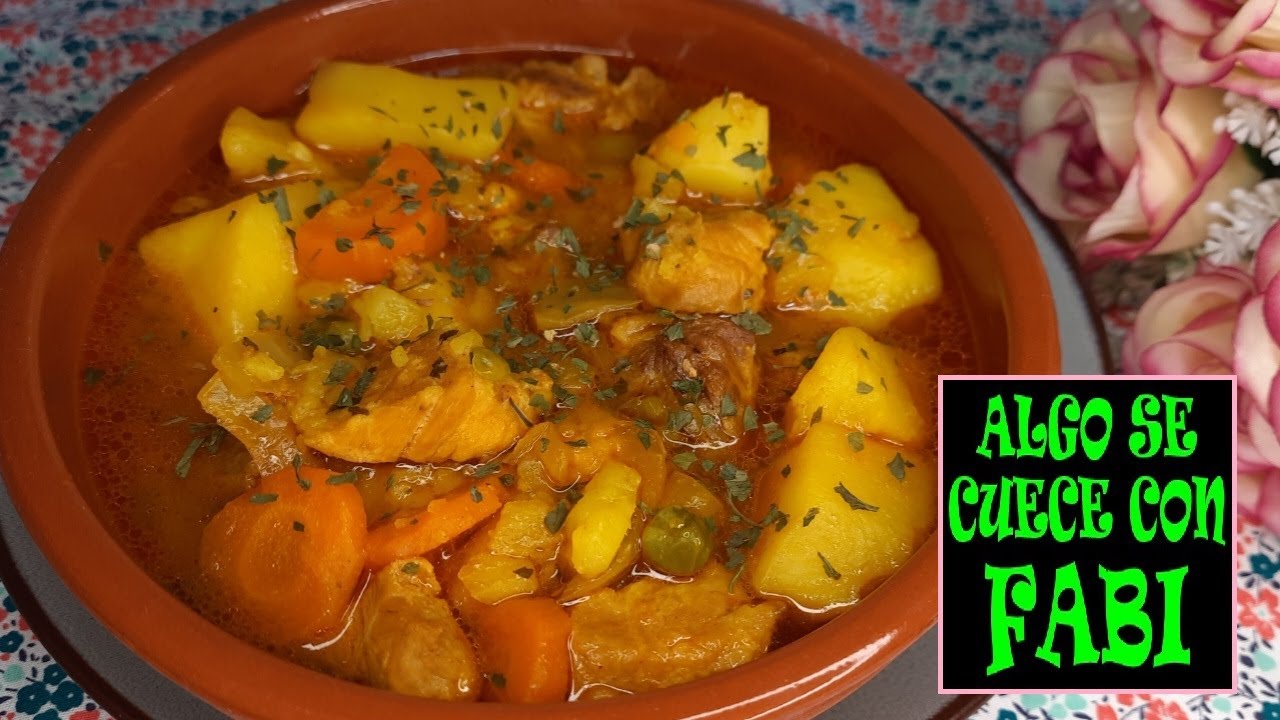 patatas guisadas en olla express tiempo