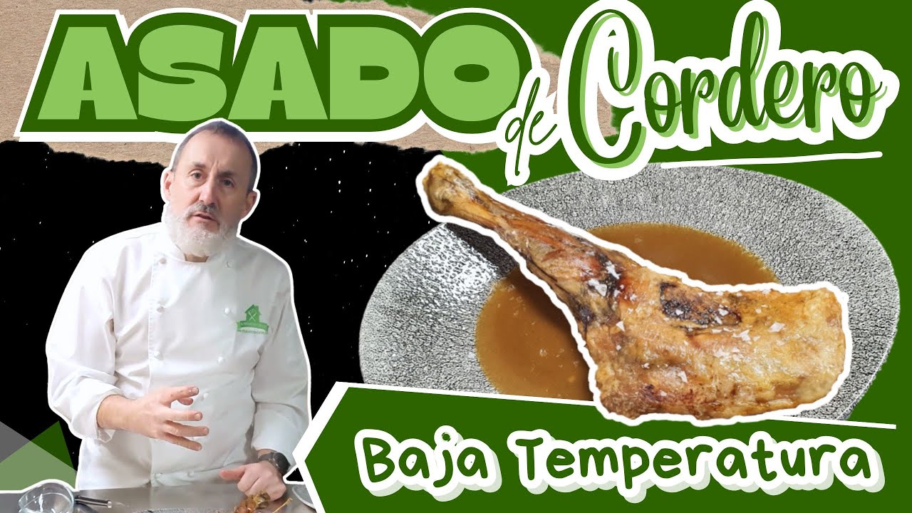 pierna de cordero a baja temperatura horno