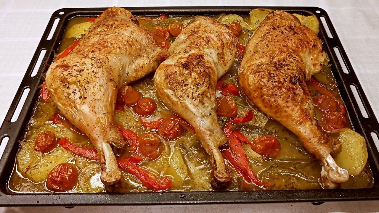 pierna de pavo al horno exquisita