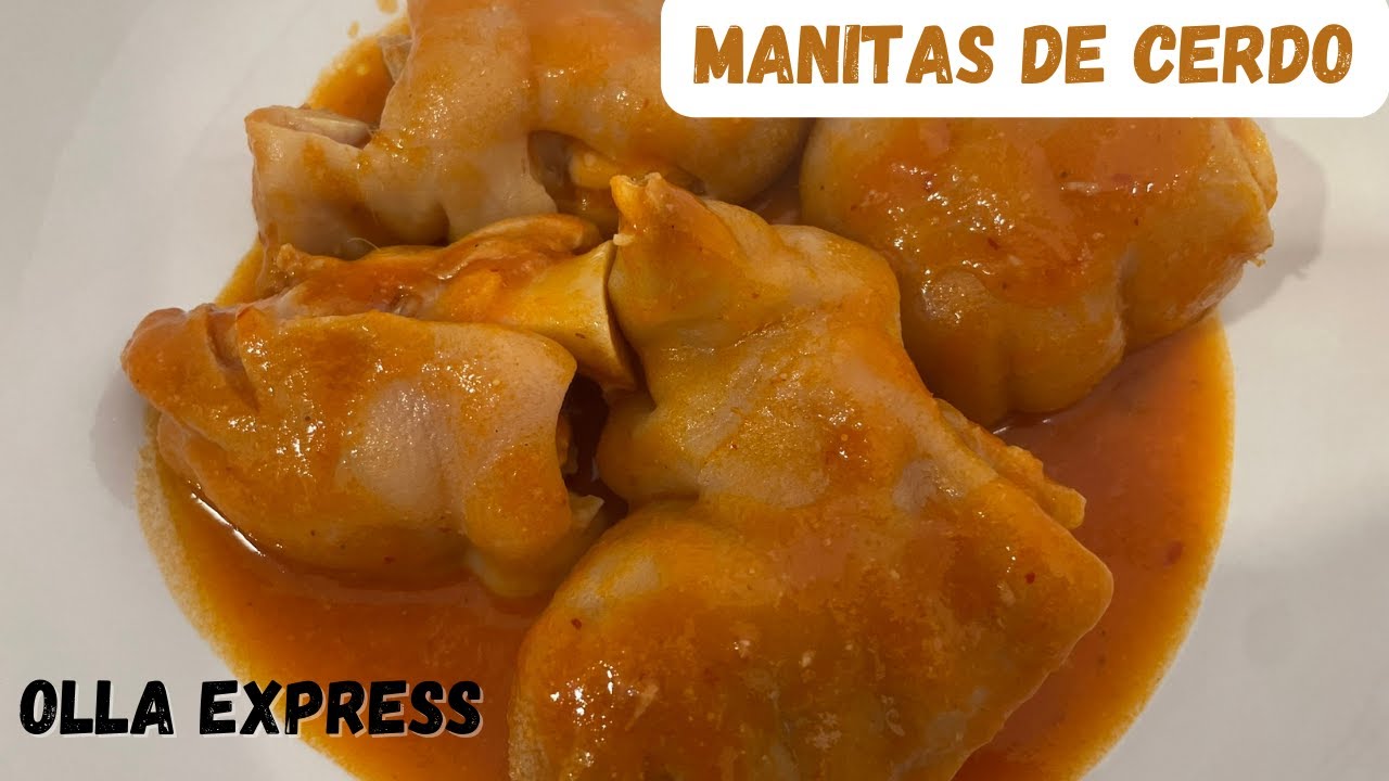 pies de cerdo en olla express