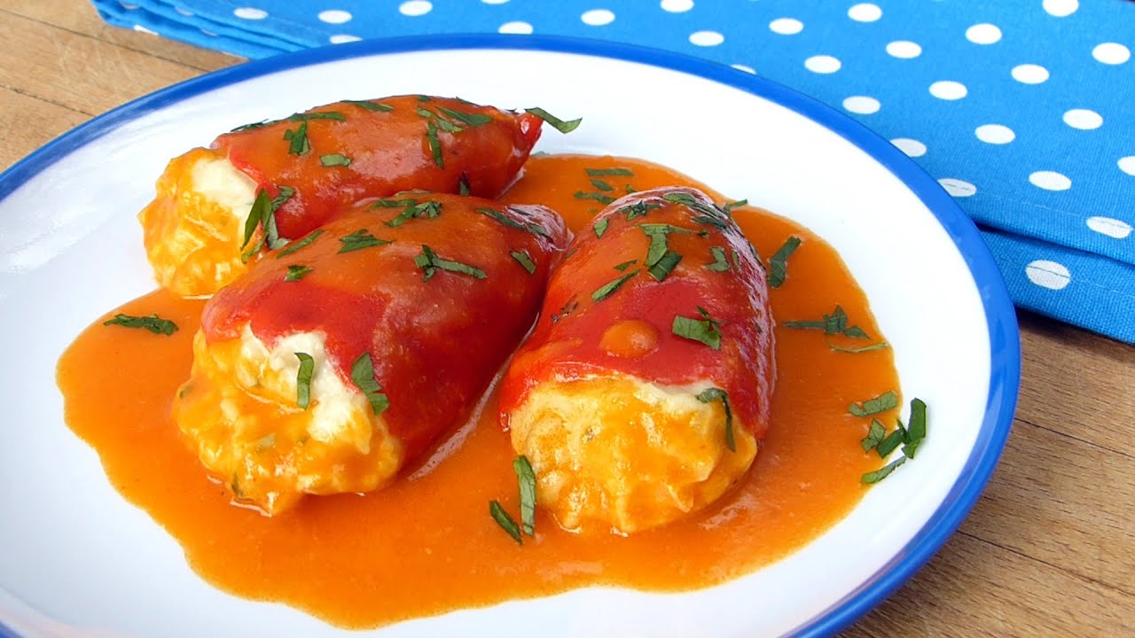 pimientos del piquillo rellenos congelados al horno