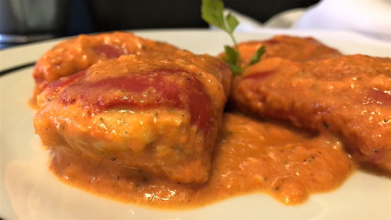 pimientos rellenos de langostinos y merluza