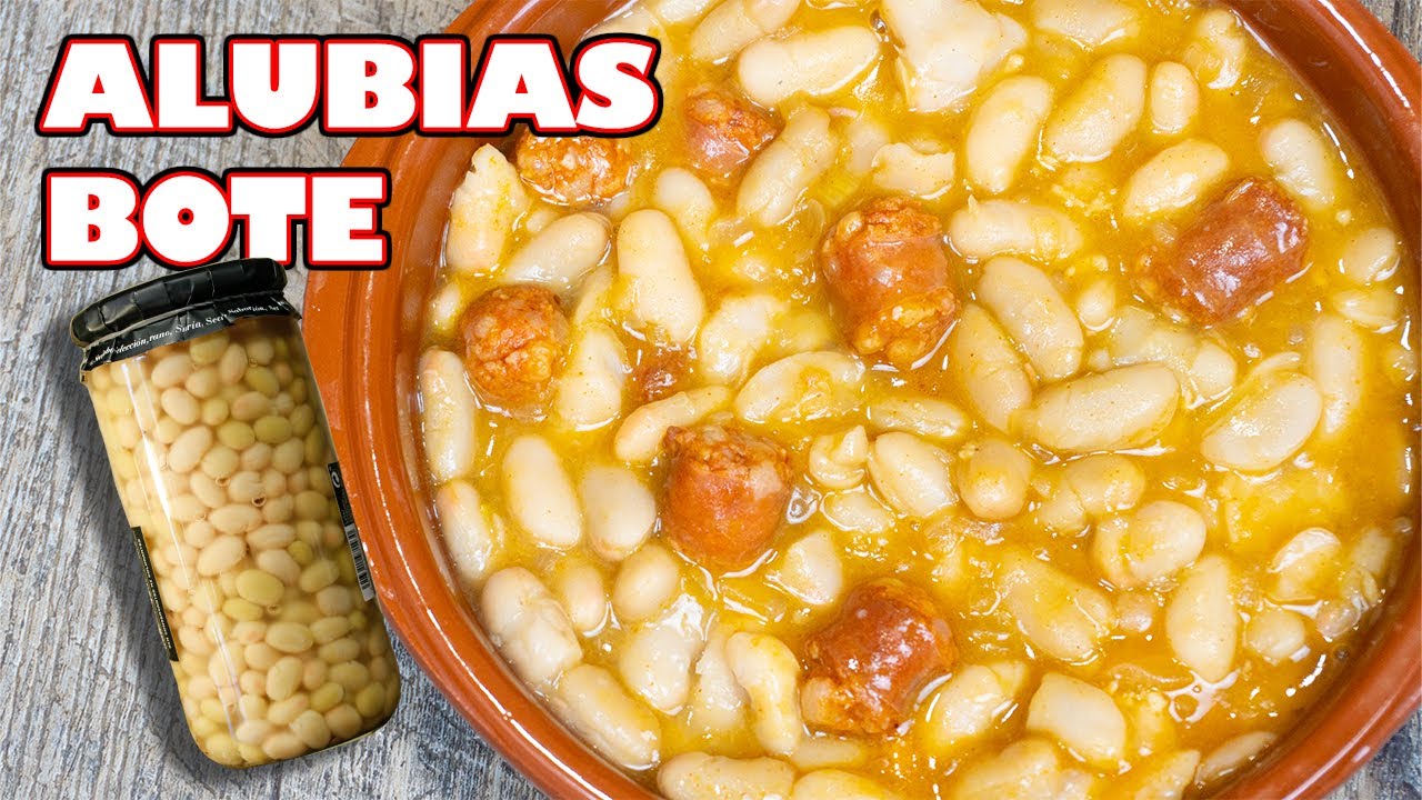 potaje de alubias blancas de bote