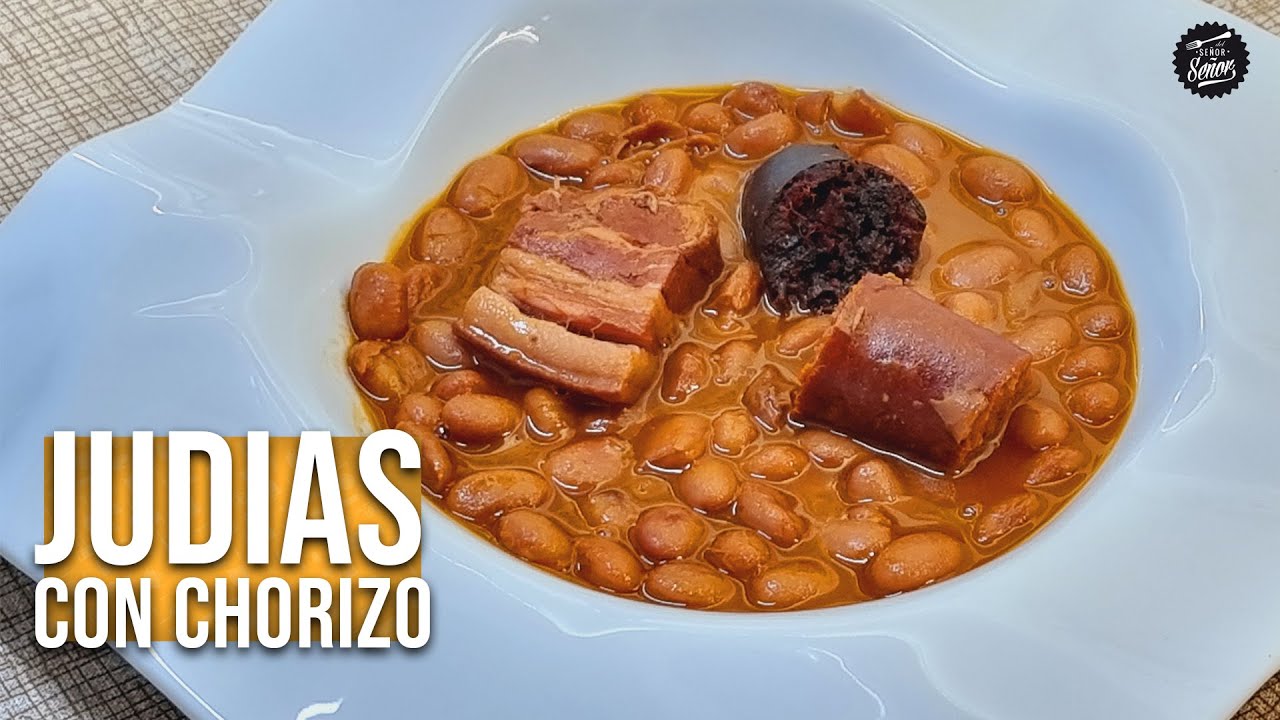 potaje de alubias pintas en olla express