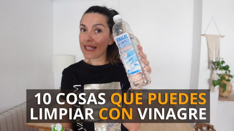 proporcion de vinagre y agua para limpiar
