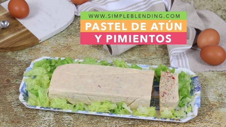 pudin de atun y pimientos del piquillo
