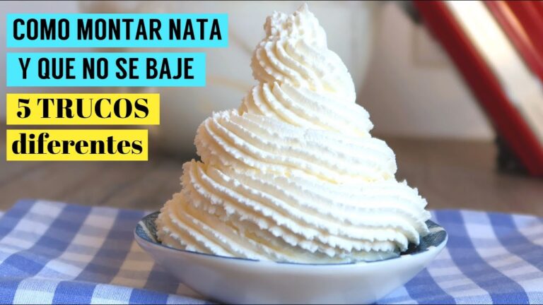 puedo usar nata para montar para cocinar