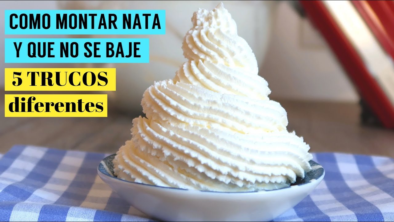 puedo usar nata para montar para cocinar
