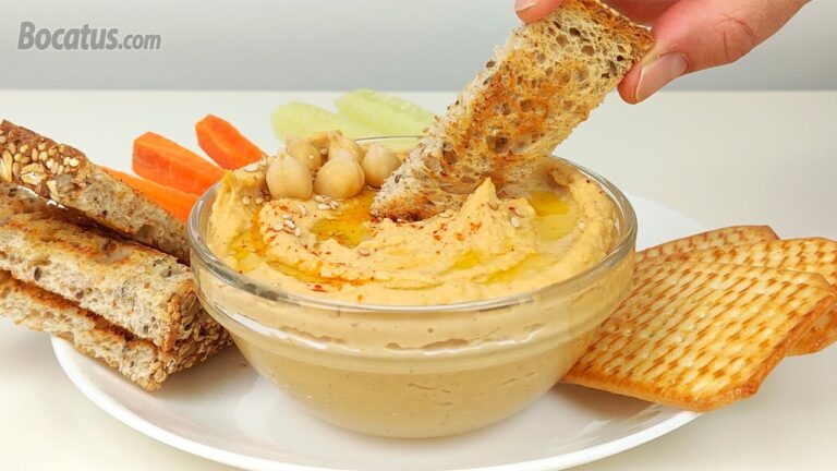 que es el humus de garbanzos