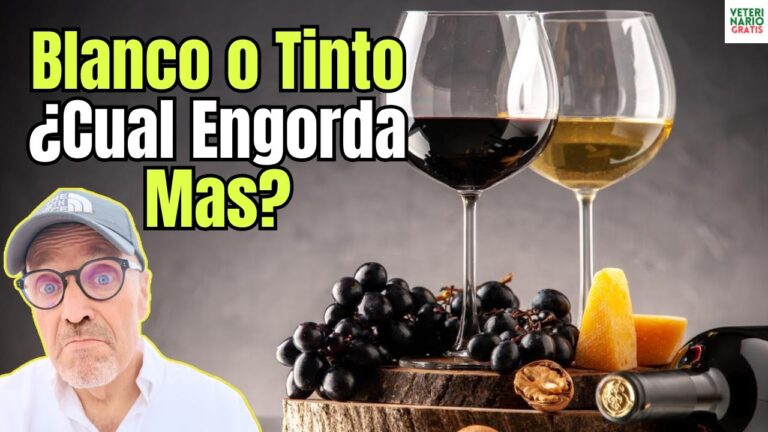 que vino engorda menos el blanco o el tinto