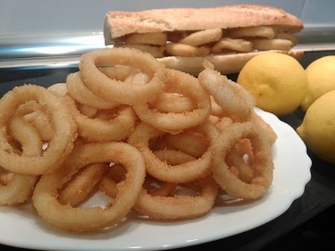rebozado de calamares como en los bares