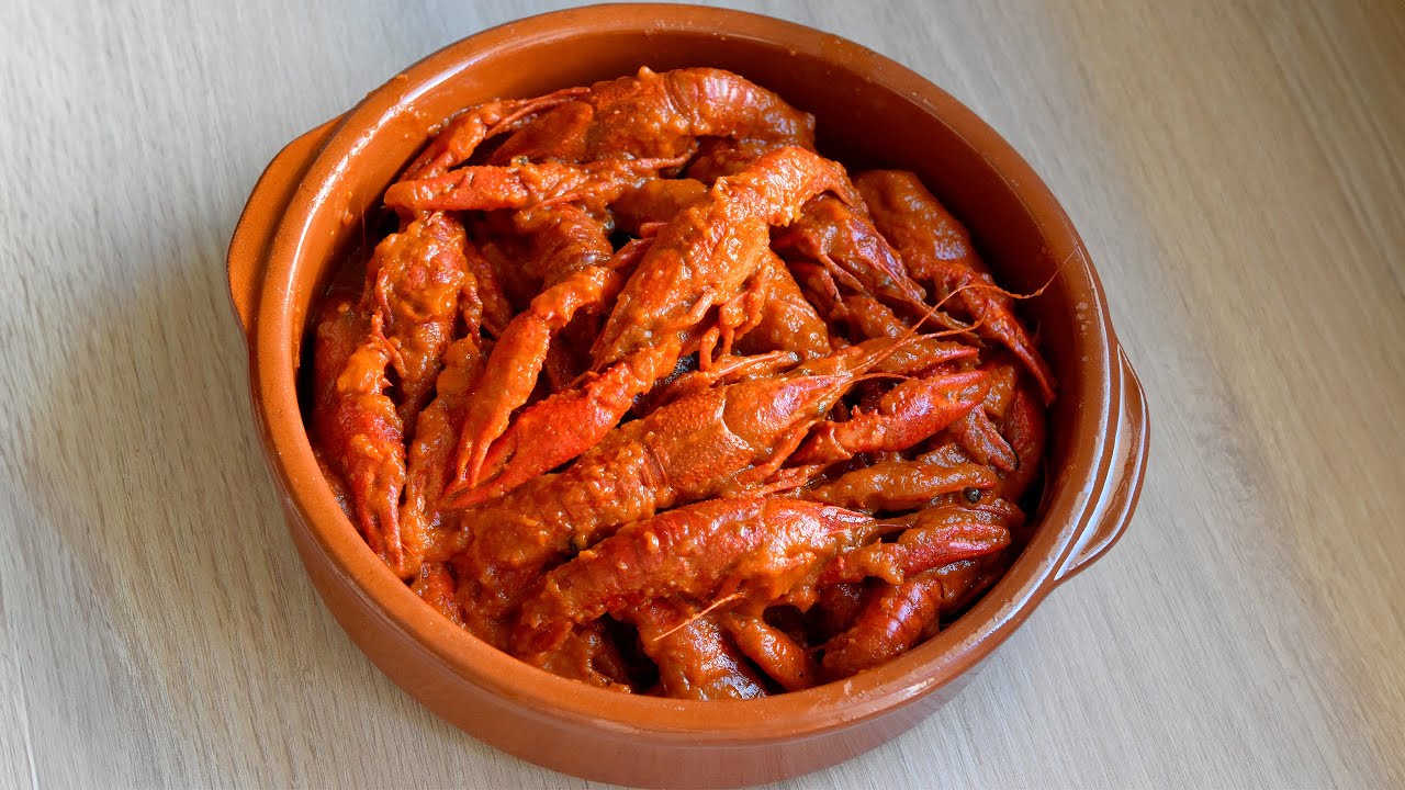 receta de cangrejos de rio en salsa