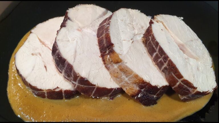 receta de redondo de pavo al horno