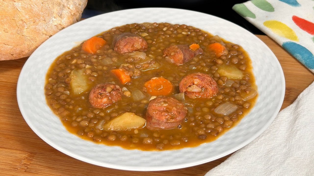 receta lentejas con chorizo y patata
