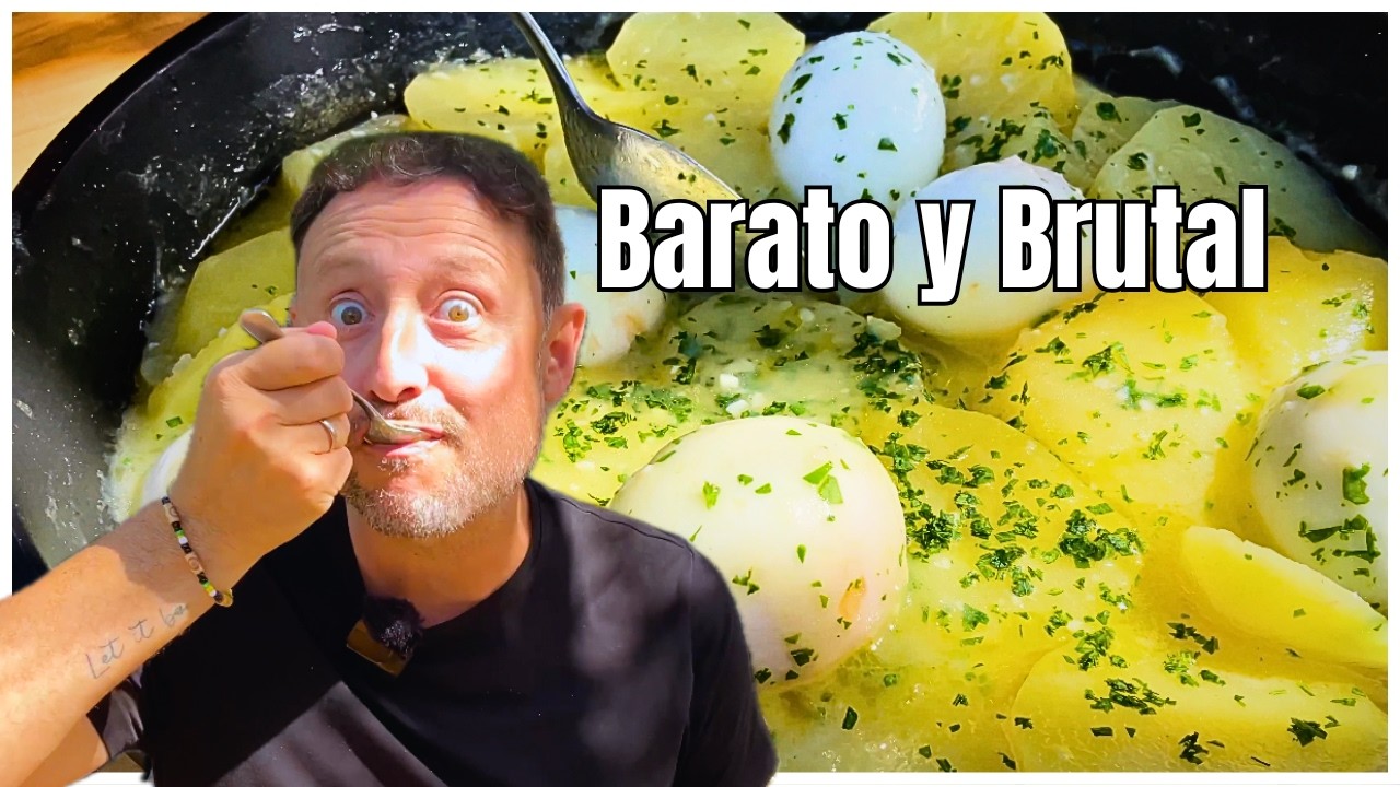 receta patatas en salsa verde con huevo duro