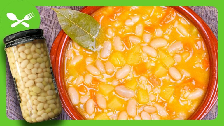 recetas con alubias blancas de bote