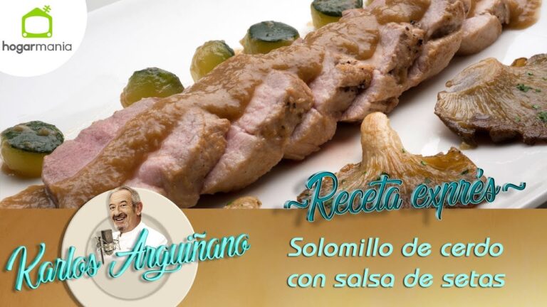 recetas de solomillo de cerdo de karlos arguiñano