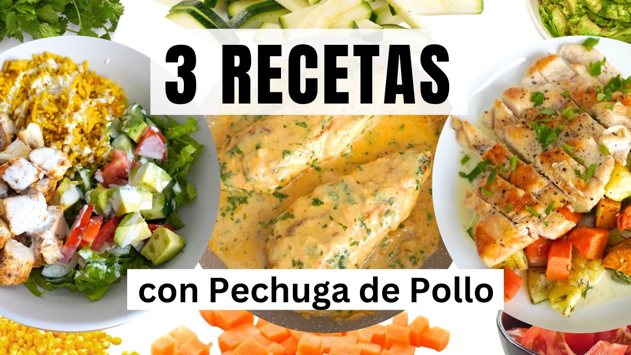 recetas saludables con pechuga de pollo