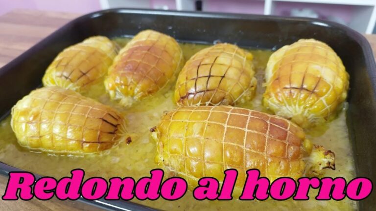 redondo de pollo relleno al horno tiempo de cocción