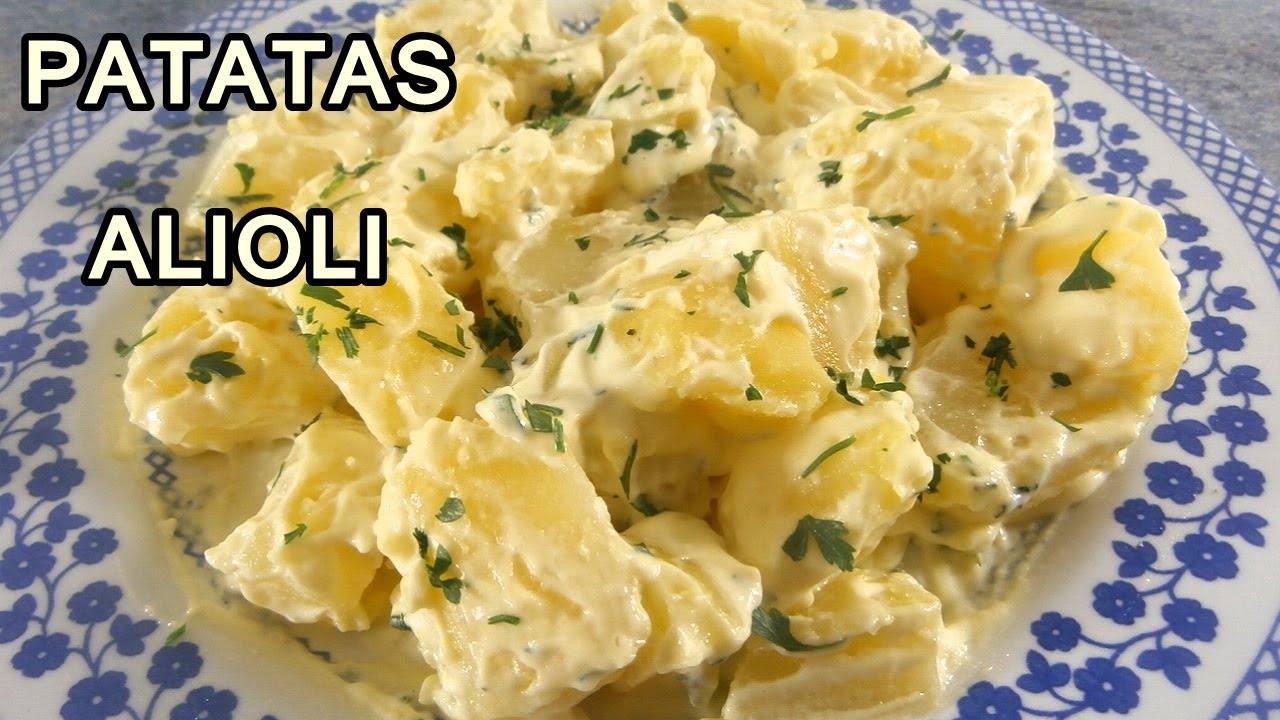 salsa de ajo y perejil para patatas