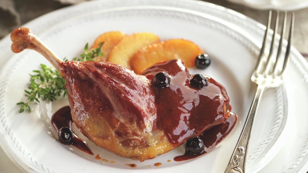 salsa de manzana para confit de pato