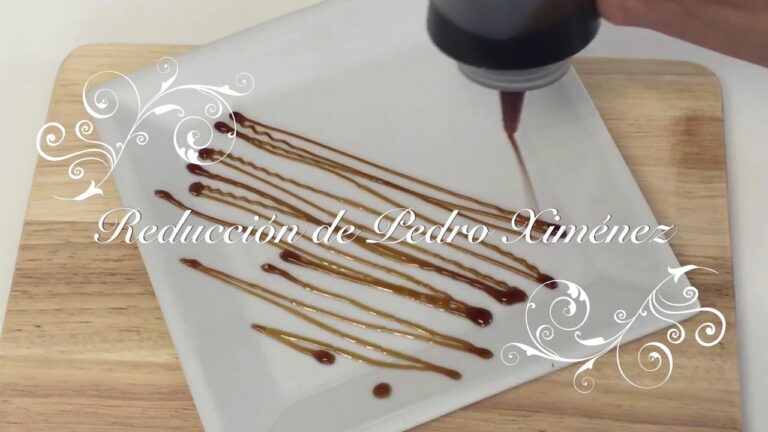 salsa de reducción de pedro ximenez