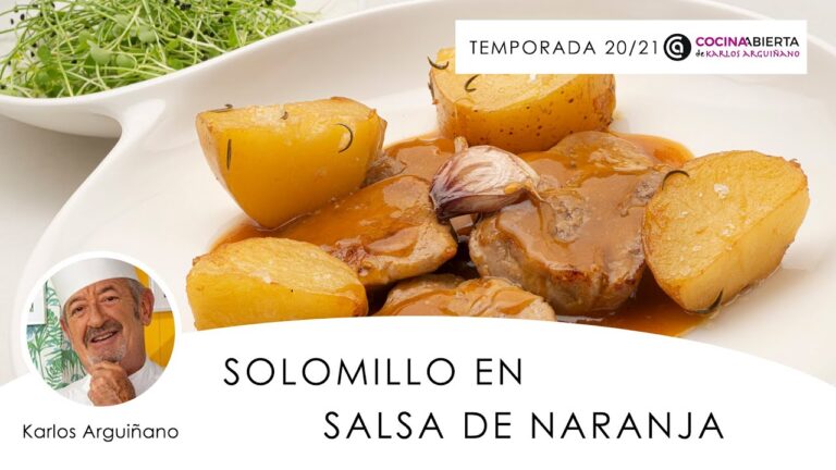 solomillo de cerdo a la naranja karlos arguiñano