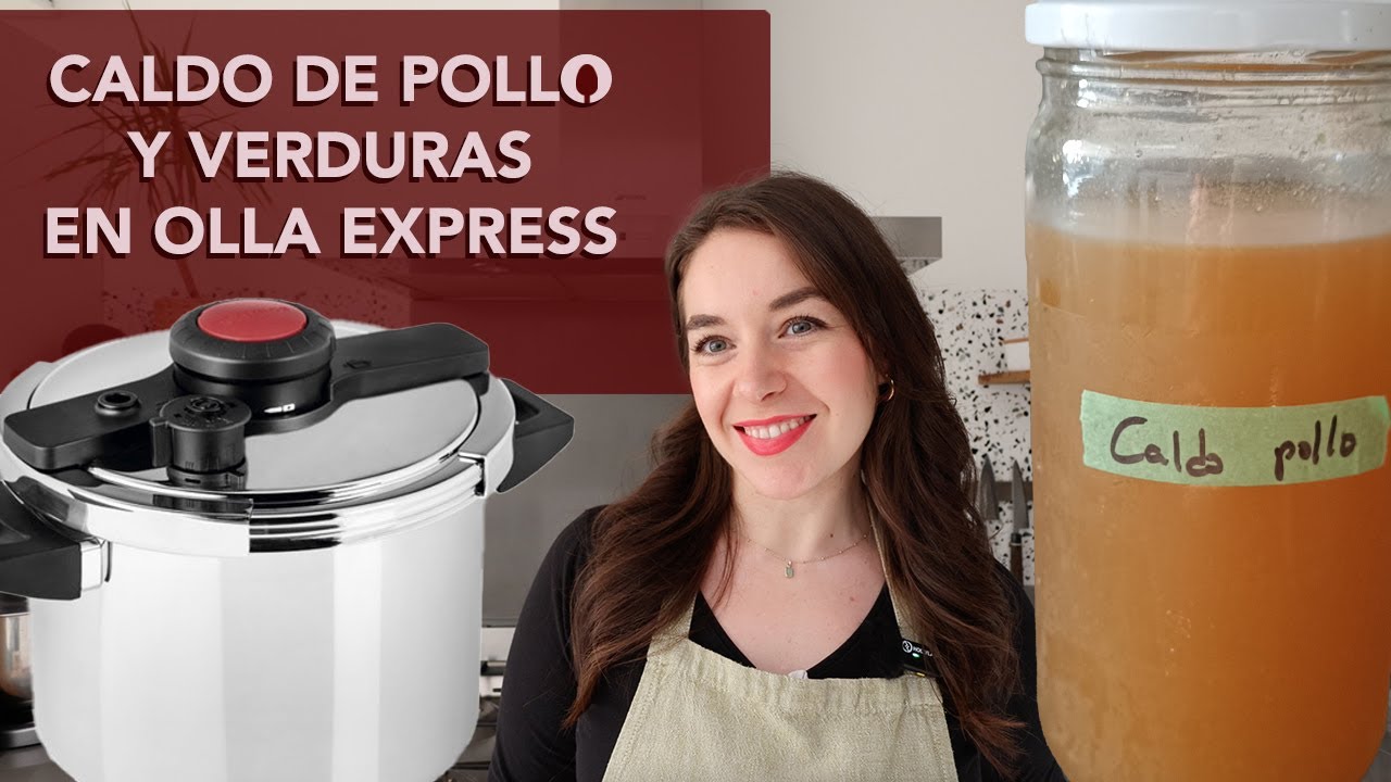 sopa de pollo en olla express