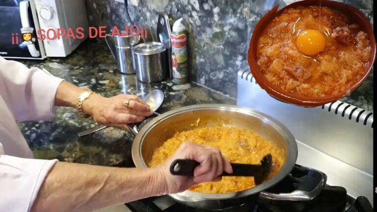 sopas de ajo de la abuela pepi