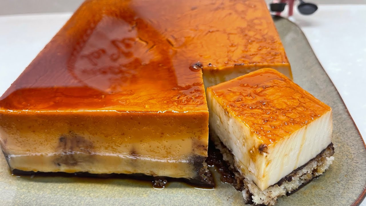 tarta de quesitos y nata líquida