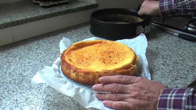 tarta de queso al horno de la abuela