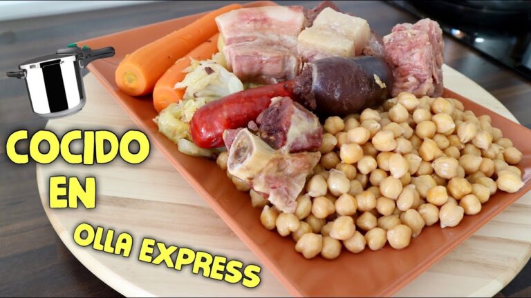 tiempo de cocido en olla express