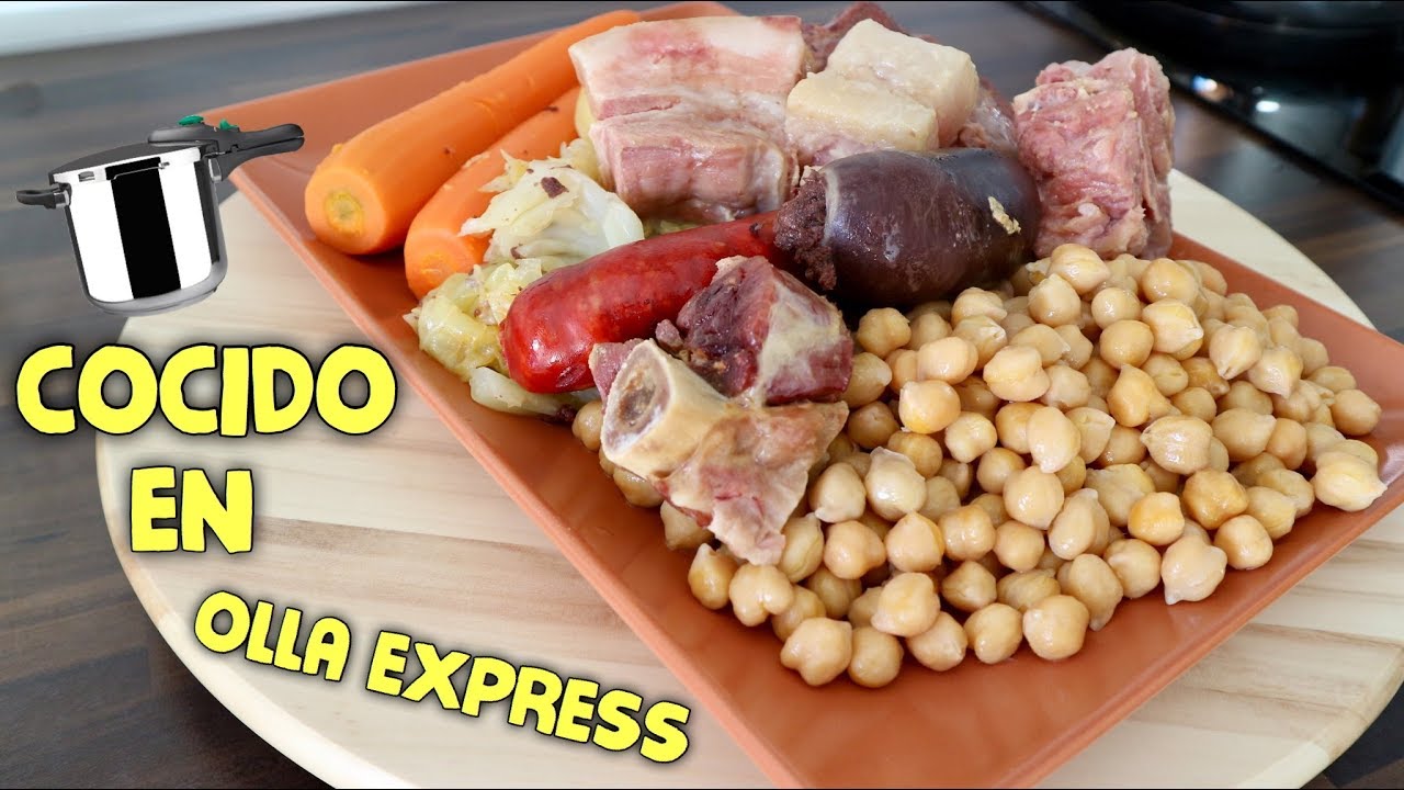 tiempo de cocido en olla express